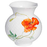 Ваза Meissen 13,5 см Игра волн, рельеф, маки