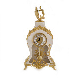 Часы настольные Masoni 17х39хh71см на подставке из латуни 24х43хh5,5см