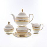 Чайный сервиз на 6 персон Cream Gold 9321