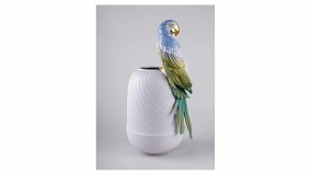 Ваза Lladro Попугай 56х29х24 см, фарфор