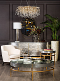Стол кофейный Futuro серебристый GARDA DECOR